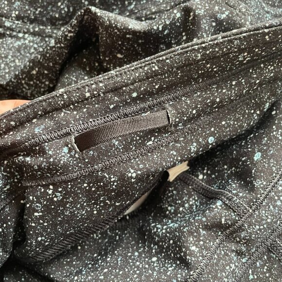 Lululemon Lead The Pack Crop 23" Running Leggings Mineralize Multi Black/White 4 - Picture 7 of 9